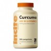 Incite Nutrition Curcuma Comprimés 2000 mg. Stock de 3 Mois de Curcumine Riche en Vitamine D. Antioxydant, Anti Inflammatoire