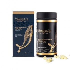 Nova Sea Atlantic Huile de Phoque – Mélange Oméga EPA, DHA & DPA Naturel pour le Cœur et le Cerveau 240 Softgels 