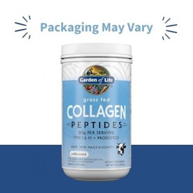 Garden of Life Grass Fed Collagen Peptides - 280g Multi-minéraux