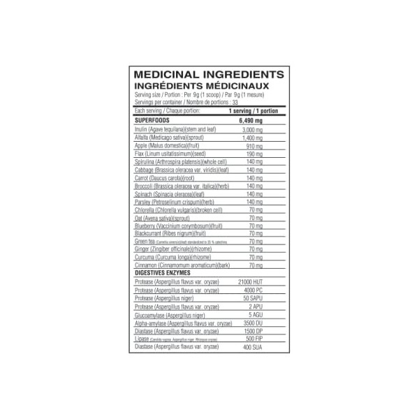 Believe Supplements Superfoods + Greens Orange Vanilla 300 g