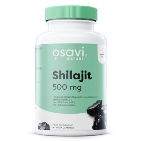 Osavi Shilajit 500 mg | Mumijo de l’Himalaya avec 60 % d’acides fulviques & 12 % d’acides humiques – Adaptogène naturel du Né