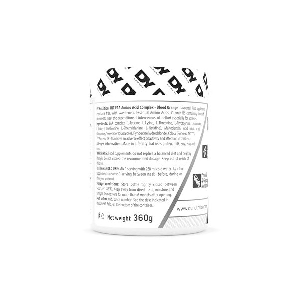 Dorian Yates HIT EAA Amino Acid Complex, Blood Orange - 360g