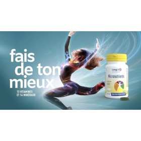 LongLife® Micronutrients 30 cpr | Multivitamines et minéraux | Bien-être psychophysique femme et homme | Fonction immunitaire