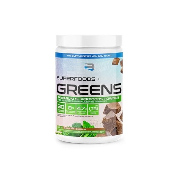 Believe Supplements Superfoods + Greens Chocolate 300 g