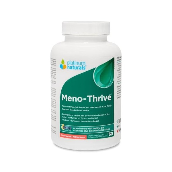 Platinum Naturals Meno-Thrive 60 Vegan Liquid Capsules