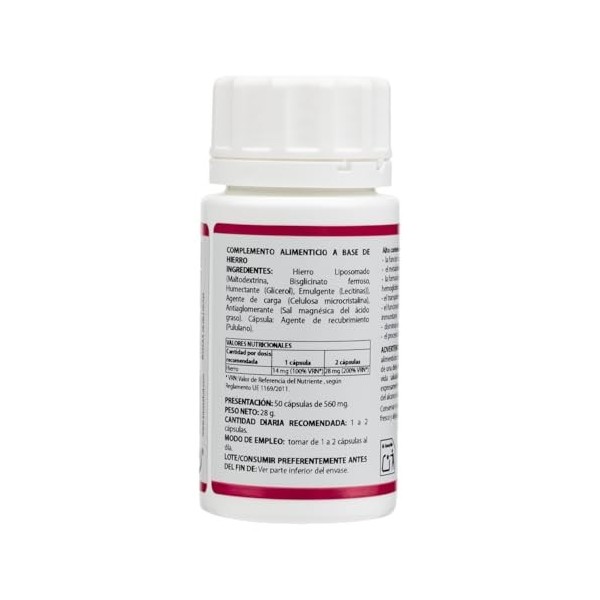 Holomega Fer liposomé Equisalud 50 capsules