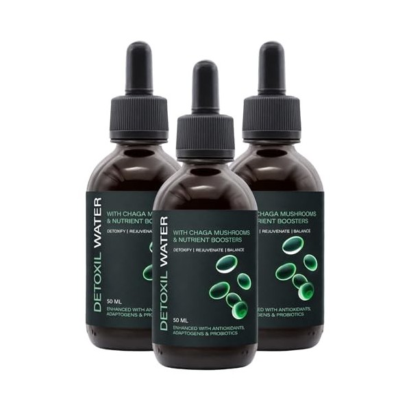 Detoxil Water – Gouttes pour le Nettoyage du Corps 50 ml 3 Multi-minéraux