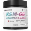 SKILL Nutrition Ashwagandha KSM-66-90 Capsules végétaliennes | 600 mg dextrait de racine standardisé | Haute biodisponibilit