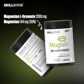 SKILL Nutrition Magtein Magnésium L-thréonate | 90 gélules | Formule cliniquement testée et hautement biodisponible | Favoris
