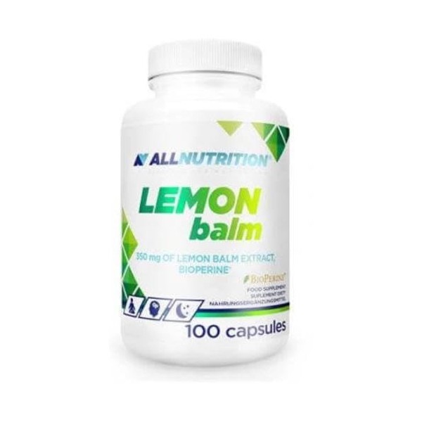 Allnutrition Lemon Balm, 350mg - 100 caps