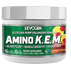 Evogen Amino K.E.M. EAA, Raspberry Lemonade - 480g