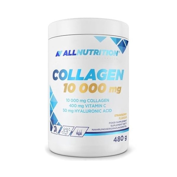 Allnutrition Collagen, Strawberry - 480g Multi-minéraux