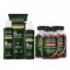 LUXEOL- Routine Gummies Croissance In & Out - Force & Croissance des Cheveux - Gummies Force & Croissance + Shampooing, Après...