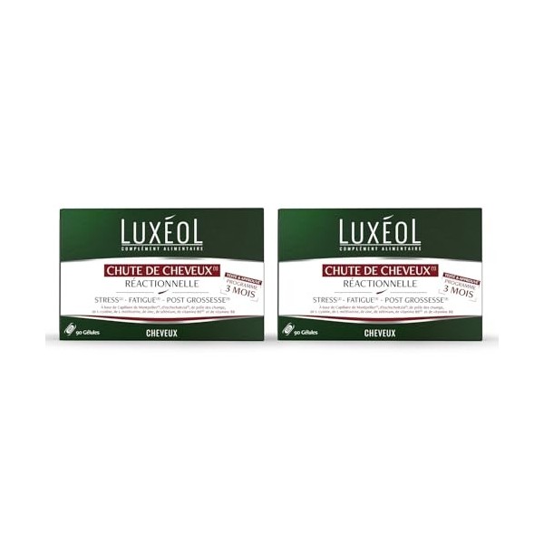 LUXEOL- Routine Gummies Croissance In & Out - Force & Croissance des Cheveux - Gummies Force & Croissance + Shampooing, Après...