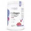 Osavi Collagène Hydrolysé Type I & III – 660 g Poudre | Saveur framboise | 20 g de peptides par portion | 18 acides aminés do