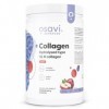 Osavi Collagène Hydrolysé Type I & III – 660 g Poudre | Saveur pomme | 20 g de peptides par portion | 18 acides aminés dont g
