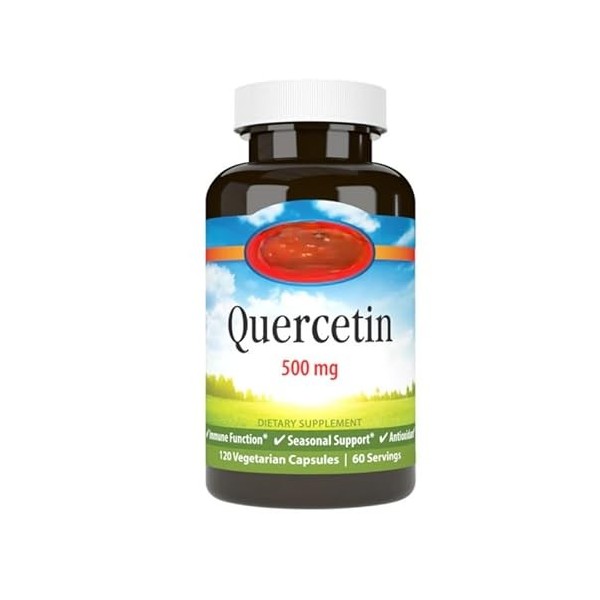 Norwegian Food Sups, Qercet 500 mg, 120 capsules