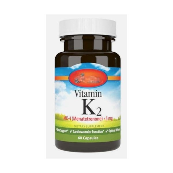 Norwegian Food Sups, Vitamink2, 5 mcg, 60 capsules