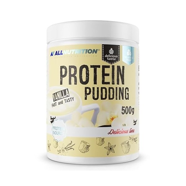 Allnutrition Protein Pudding, Vanilla - 500g Multi-minéraux