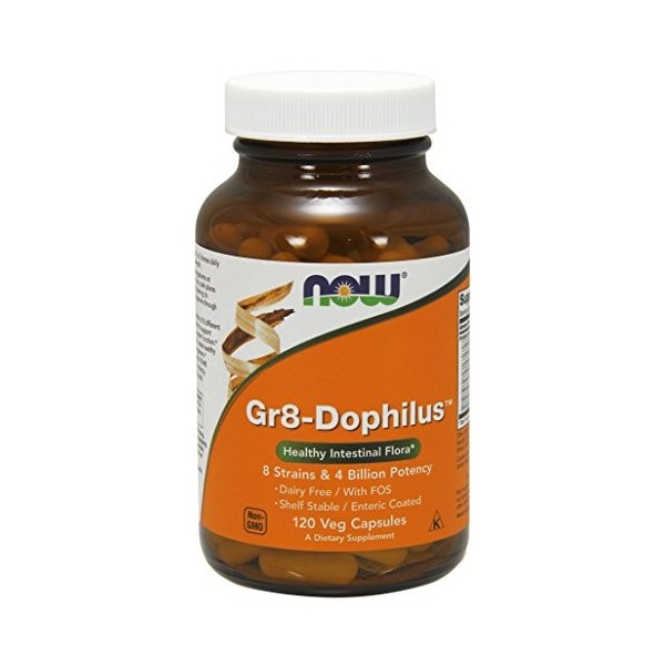NOW Foods Gr8-Dophilus - 120 vcaps