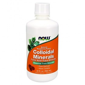NOW Foods Colloidal Minerals, Raspberry - 946 ml.