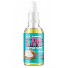 Allnutrition Fitking Delicious Flavour Drops, Coconut - 50 ml. Multi-minéraux