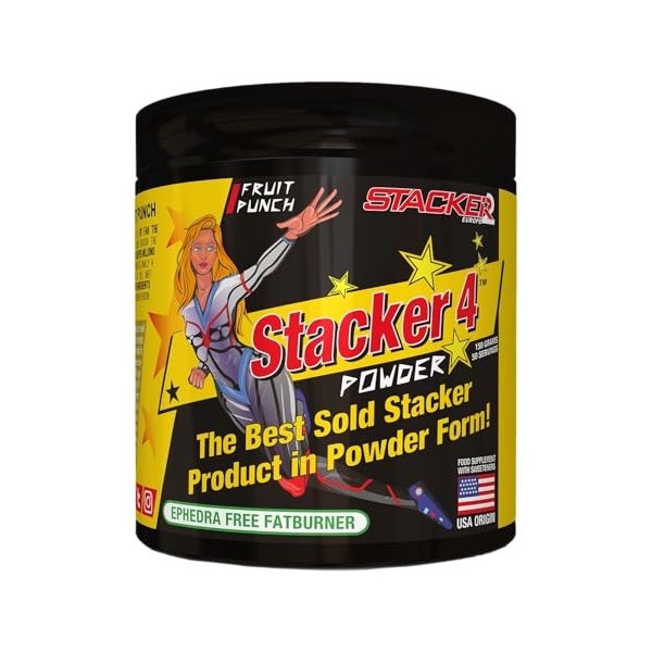 Stacker2 Europe Stacker 4 Powder, Fruit Punch - 150g Multi-minéraux