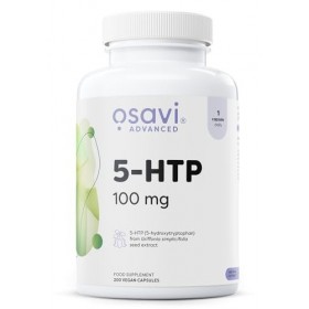 Osavi 5-HTP 100 mg – 200 Gélules Végétales | Extrait de graines de Griffonia simplicifolia | Standardisé à 30% 5-Hydroxytrypt