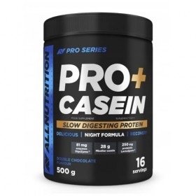 Allnutrition Pro+ Casein, Double Chocolate - 500g Multi-minéraux