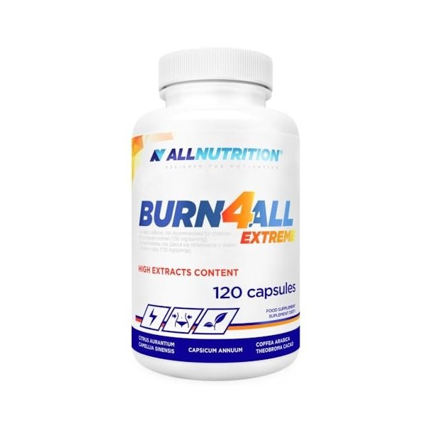 Allnutrition Burn4ALL Extreme - 120 caps Multi-minéraux