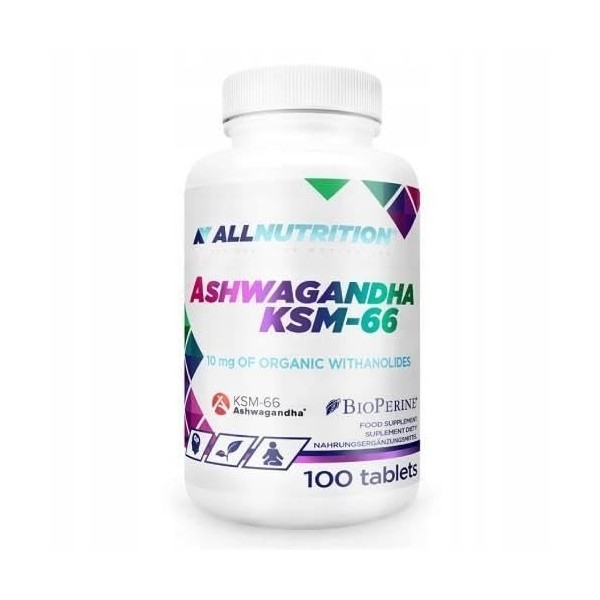 Allnutrition Ashwagandha KSM-66-100 tablets Multi-minéraux