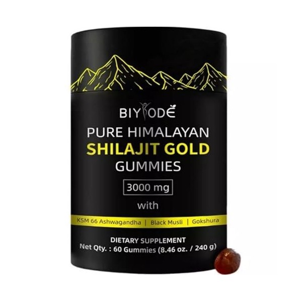 Gummies Shilajit Gold - hautement dosé