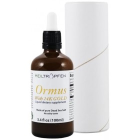 Ormus avec Or 24K - 100 ml | Orme concentré | Minéraux atomiques | Analyse effectuée par un laboratoire tiers | Heiltropfen®