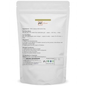 mGanna Argile bentonite de calcium 100 % naturelle - 227 g qualité alimentaire pour détoxification, masques faciaux, crèmes