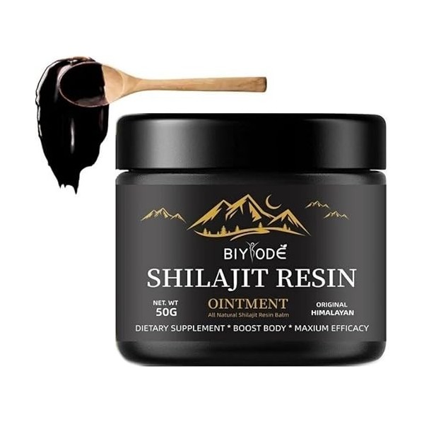 Altai Shilajit Résine 50 g + 80 oligo-éléments issus des montagnes de lAltaï