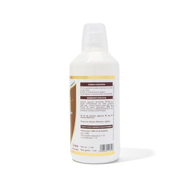 SFB Laboratoires – Silicium Élément Hautement Biodisponible Olivital + ACTIVÉ 1 L | Arômes Cassis Solution buvable - Articul