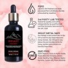 Shilajit Liquid Drops 50 ml / 1,7 fl oz Shilajit pur de lHimalaya avec compte-gouttes. Authentique, végétalien et biologique