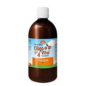 Oligovital N°4 - Oligoéléments pour Animaux - Digestion - 500 ML - Bioligo Oligo-éléments
