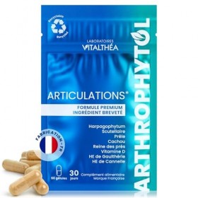 ARTHROPHYTOL GÉLULES I FORMULE EXCLUSIVE Harpagophytum + Ingrédient Breveté + Vitamine + Oligo-élément I RÉSULTATS PROUVÉS I ...