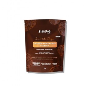 Saeve Collagène Marin & Chaga en Poudre avec Vitamine C – Complément Alimentaire Beauté de la Peau & Vitalité – Goût Neutre –