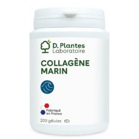 D.PLANTES - Collagène Marin - Complément Alimentaire - Fabriqué en France - 200 Gélules