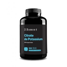 Citrate de Potassium 2105 mg par Dose 800 mg de Potassium Élémentaire en 2 gélules – 180 Gélules pour 3 Mois – Soutien Musc