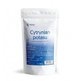 Citrate de potassium – Poudre de 500 g – Sans additifs – 720 mg de potassium pur par portion quotidienne – Emballage étanche 
