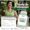 Supplément de Potassium 1550mg & Vitamine C - 240 Comprimés Végétaliens - 4 Mois d’Approvisionnement -Citrate de Potassium à 