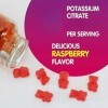 Gummies au citrate de potassium, adultes femmes et hommes, soutien aux crampes des jambes et à la santé musculaire