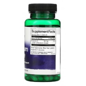 Swanson - Potassium Citrate | Soutien Cardio-Vasculaire, Production dÉnergie, Fonction Rénale - 120 Capsules