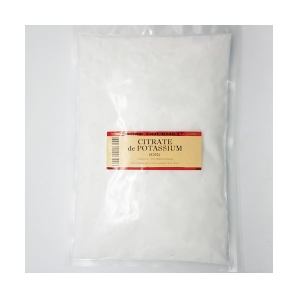 Citrate de potassium E332 - Sachet de 1 kg Potassium