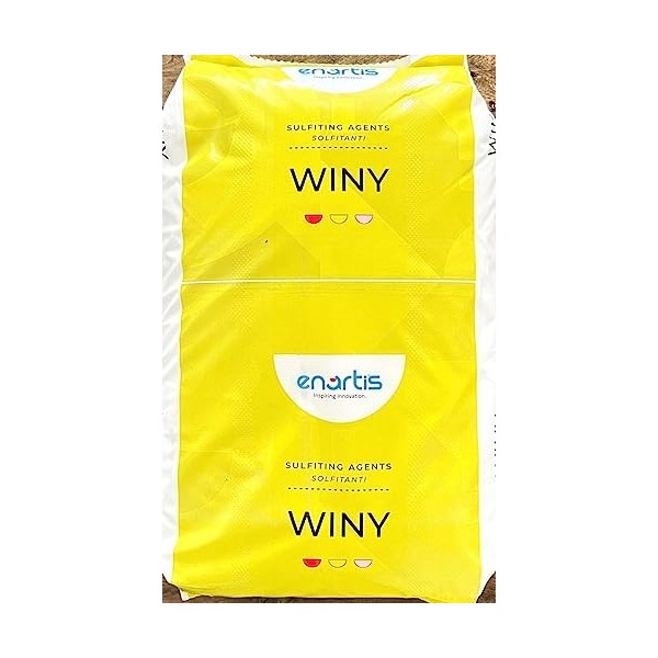 Métabisulfite de potassium E-224. 25kg. Action antioxydante et antiseptique. Sulfitation des vins.