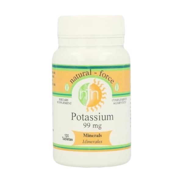 NUTRIFORCE POTASIO 99mg. 100comp. – complément alimentaire sous forme de comprimés, convient à ceux qui souhaitent agir durab