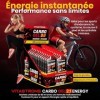 Vitastrong Carbo Gel 2:1 Energy, 24 Sachets Monodoses 60ml, Gel Sport Énergétique, 40g Glucides, 56mg Magnésium, 300mg Potass...